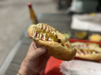 El Sinaloense Hot Dog Cart food truck logo