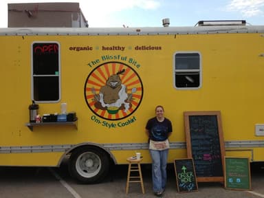 The Blissful Bite food truck logo