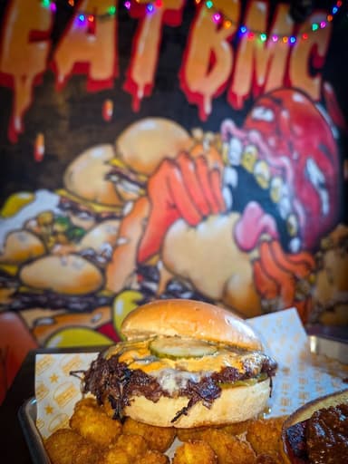 BMC Smash Burgers food truck logo