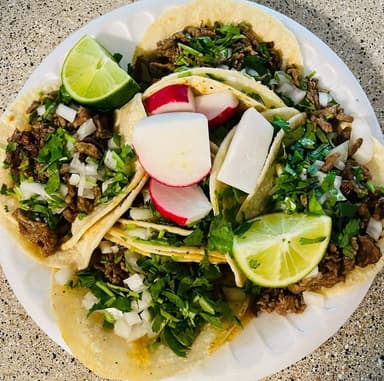 Alvaro's Tacos food truck logo