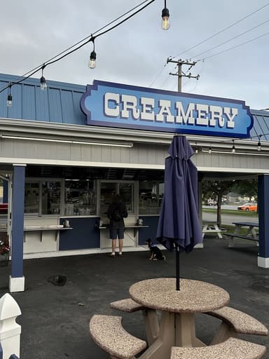 Creamery food truck logo