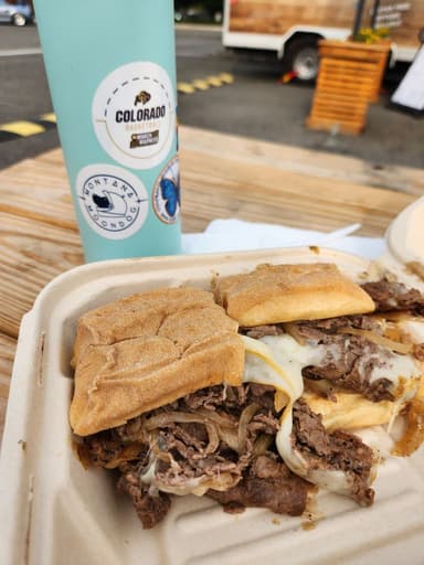 1 OAK Sandwiches food truck logo