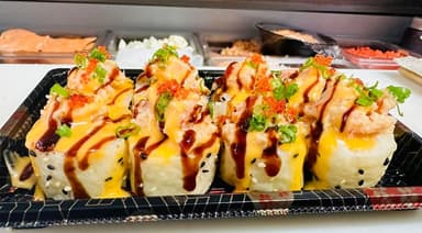 Alim Hibachi Grill & Sushi Japanese Express food truck logo