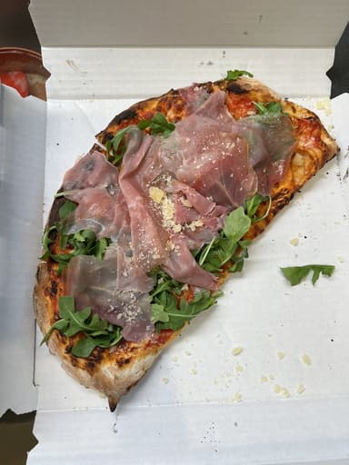 Da Pizza Dude food truck logo