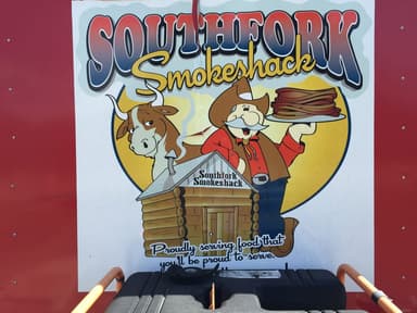 Southfork Smokeshack food truck logo