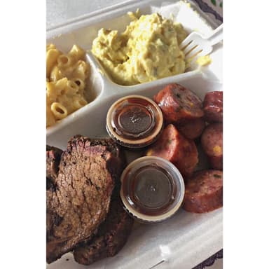 Poppa's Pit Barbeque food truck logo