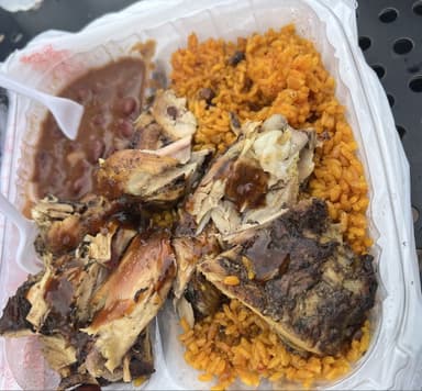 Caribbean Vibz food truck logo
