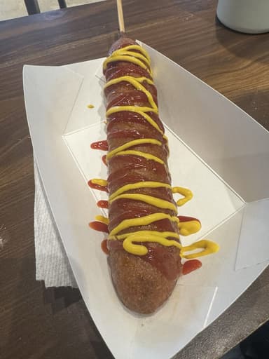 KC Corndog food truck logo