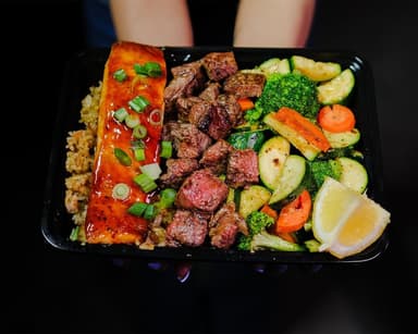AzHanna Hibachi food truck logo