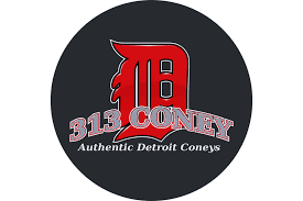 313 Coney food truck logo