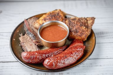 Seven Seeds Texas Barbecue food truck logo