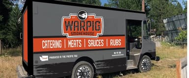 Warpig Smokehouse food truck logo