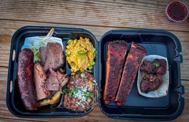 Space City BBQ food truck logo