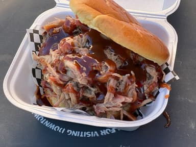 Blessed BBQ food truck logo